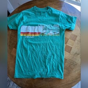 Crater Lake Graphic Tee - Green